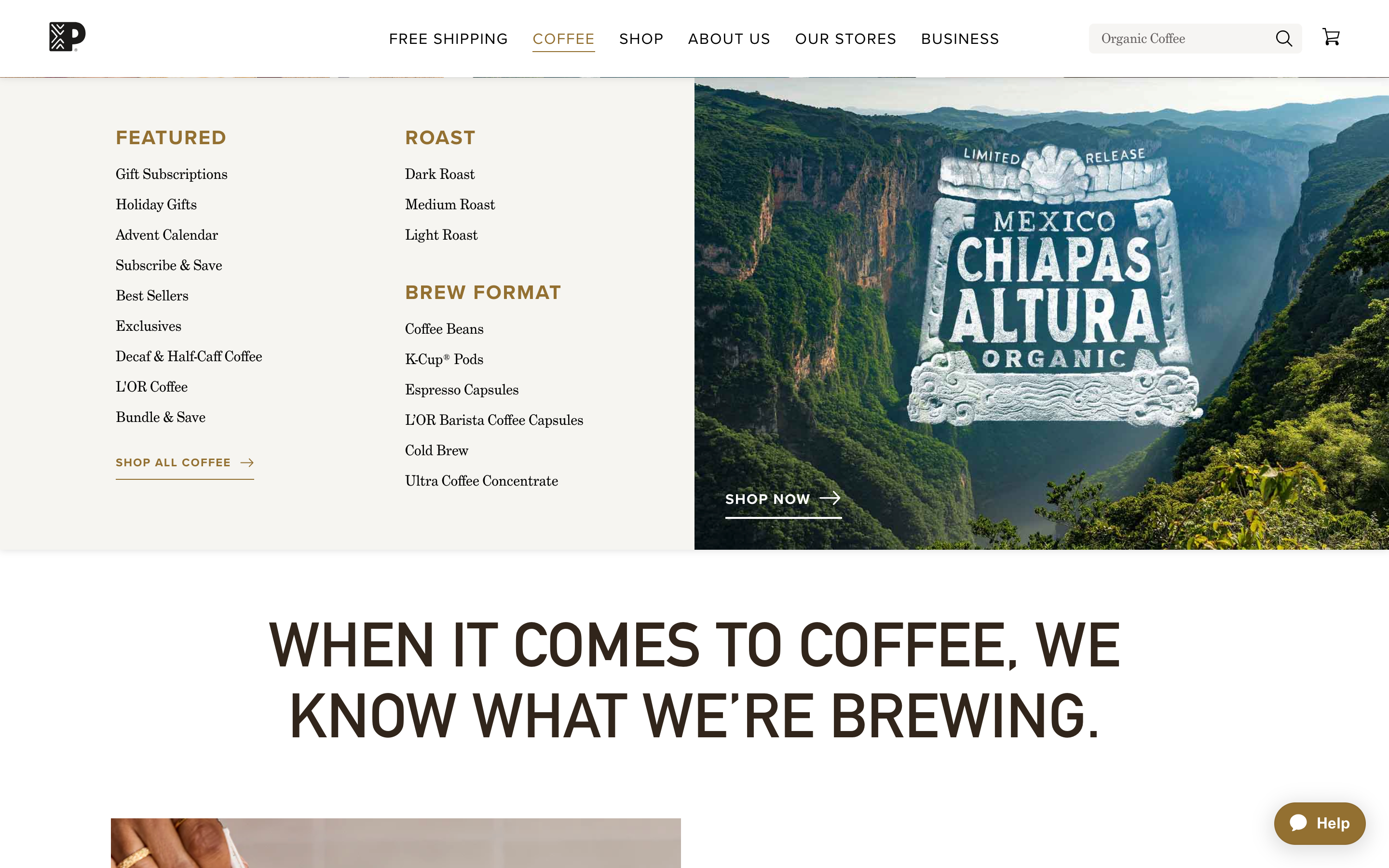 Peet's Coffee screenshot 2